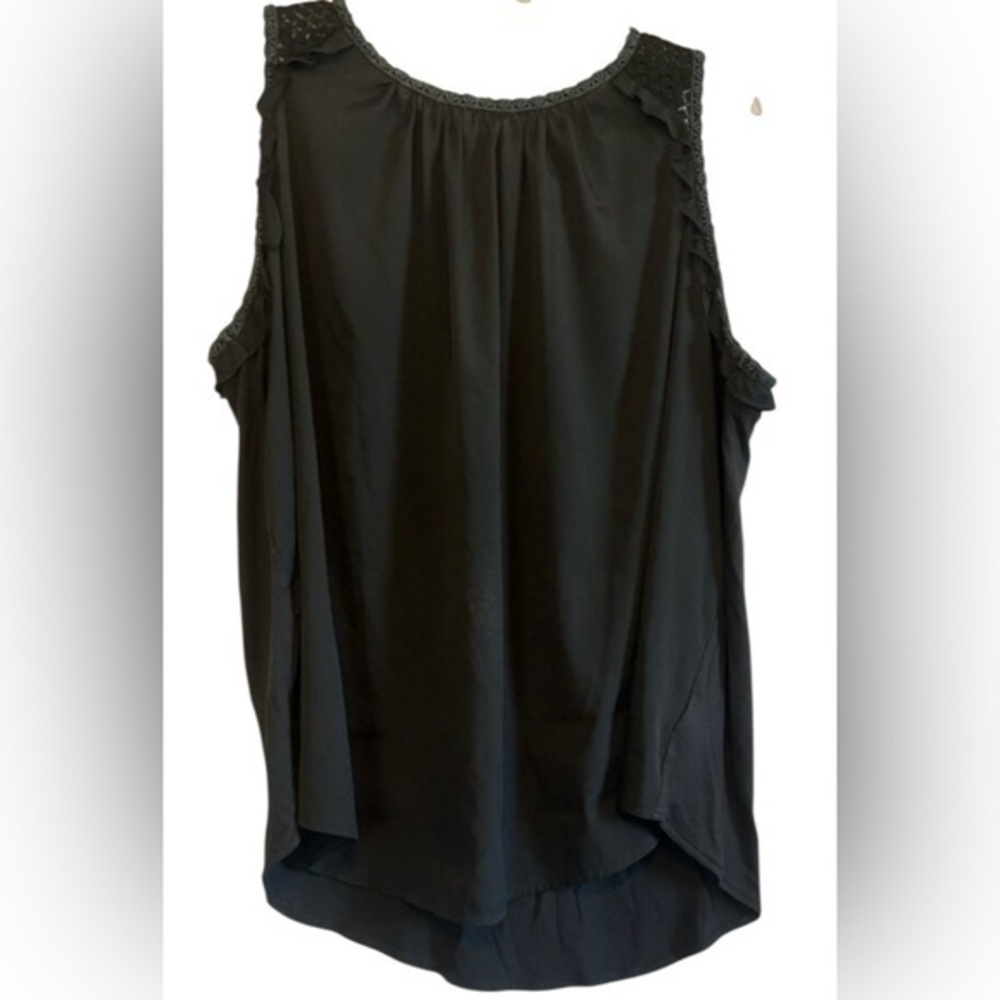 Worthington Woman Plus Size Black Shell Great For Layering Size 1X